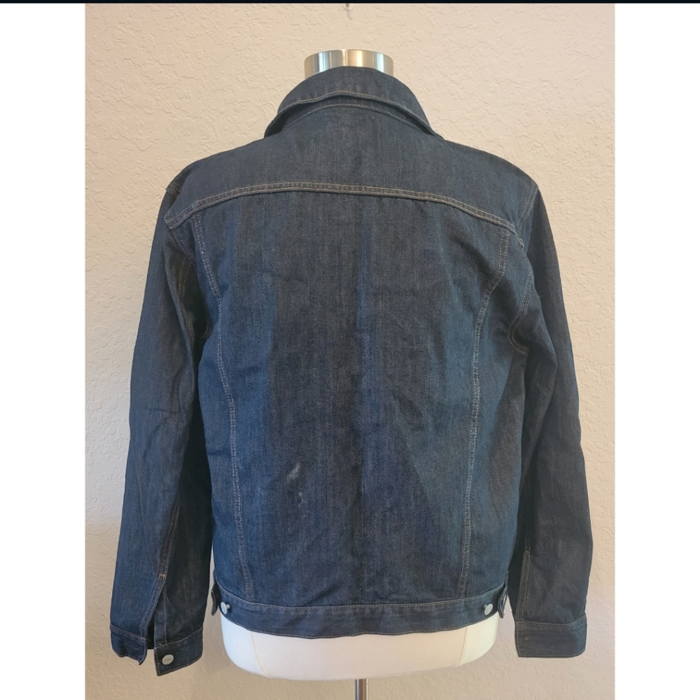 Denim Button Down Jacket - image 3